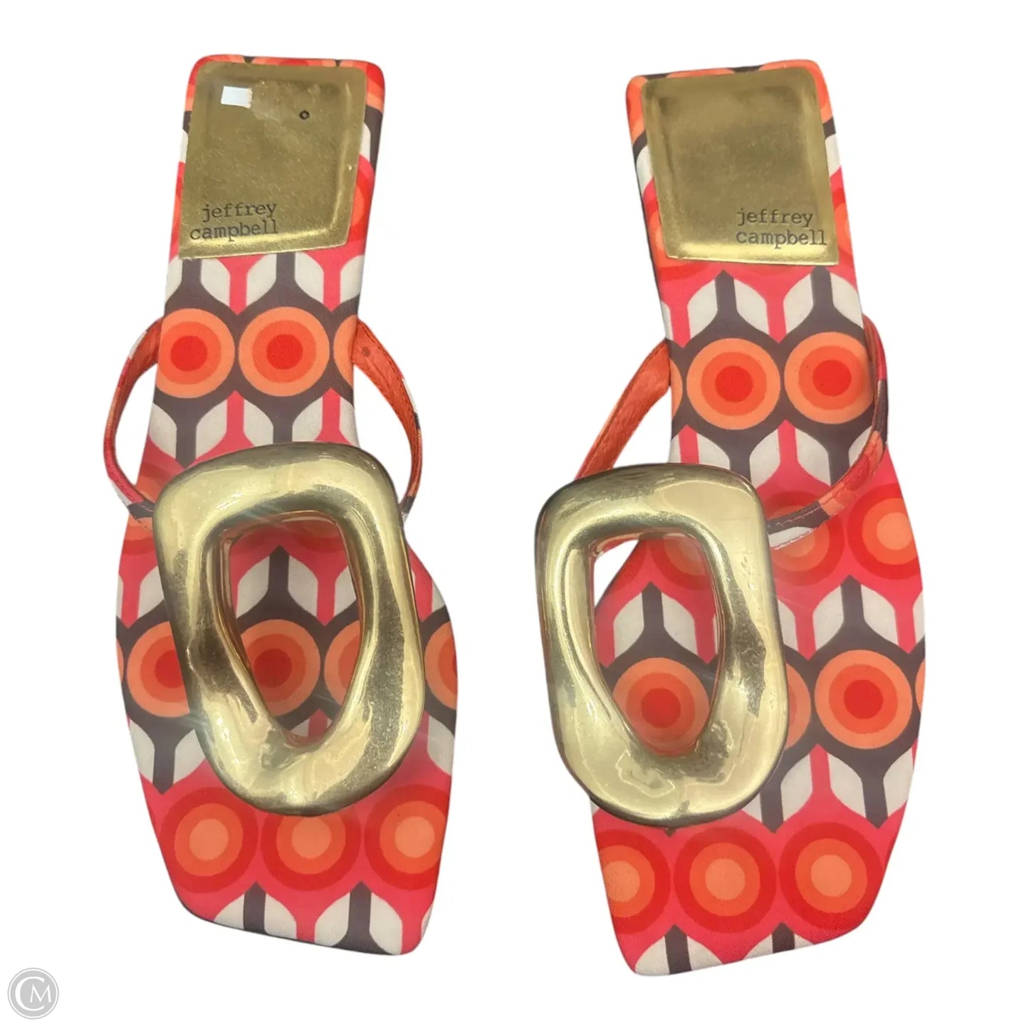 Sandals Flats By Jeffrey Campbell In Orange & Red, Size: 8