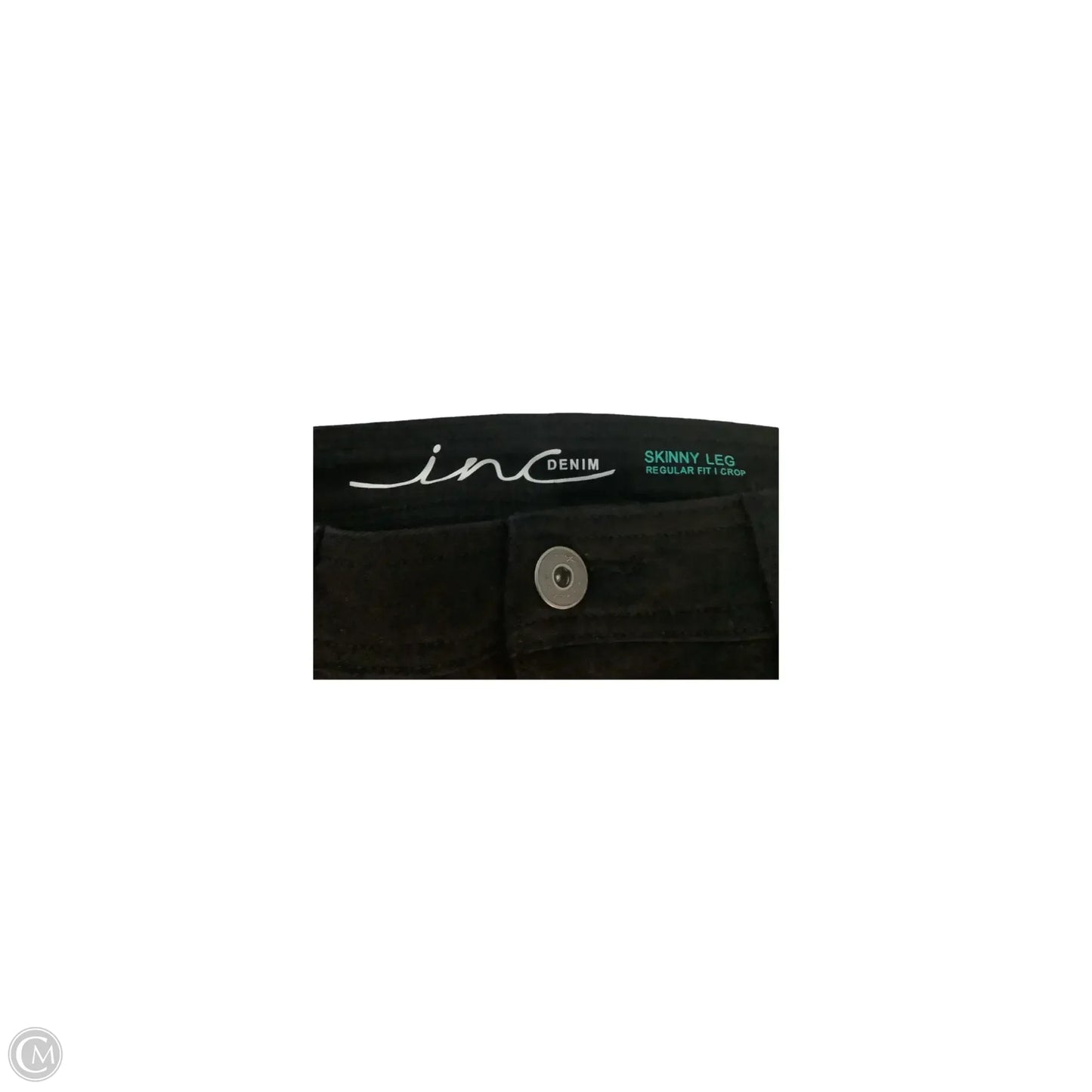 Jeans Flared By Inc In Black, Size: 8
