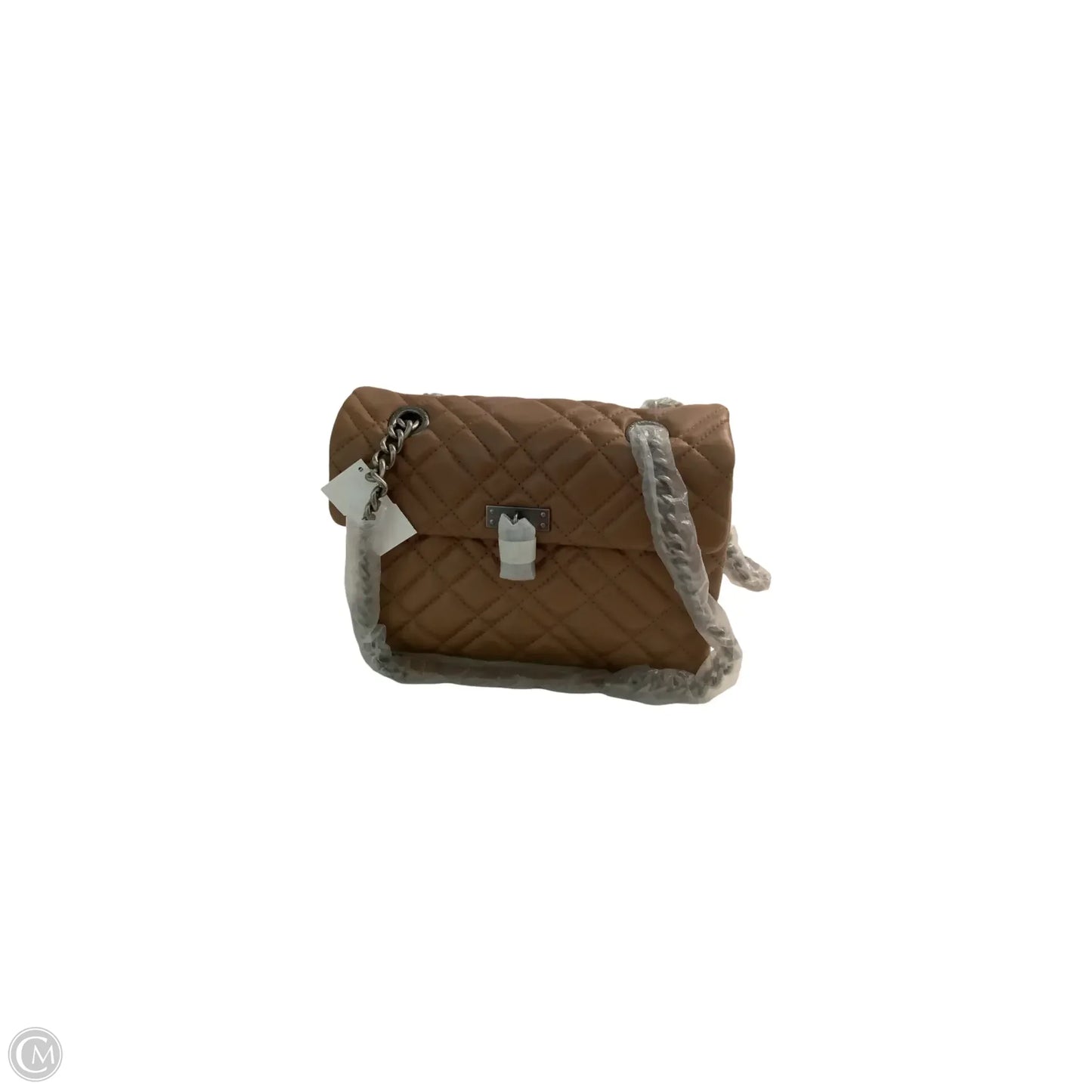 Handbag Leather By Kurt Geiger London, Size: Medium