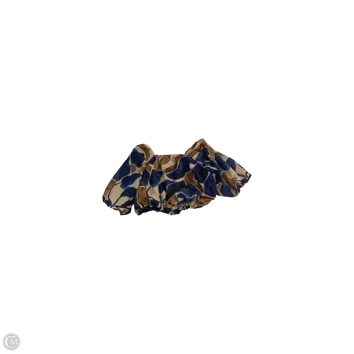 Skirt Set 2pc By Calypso St Barth In Blue & Tan, Size: S