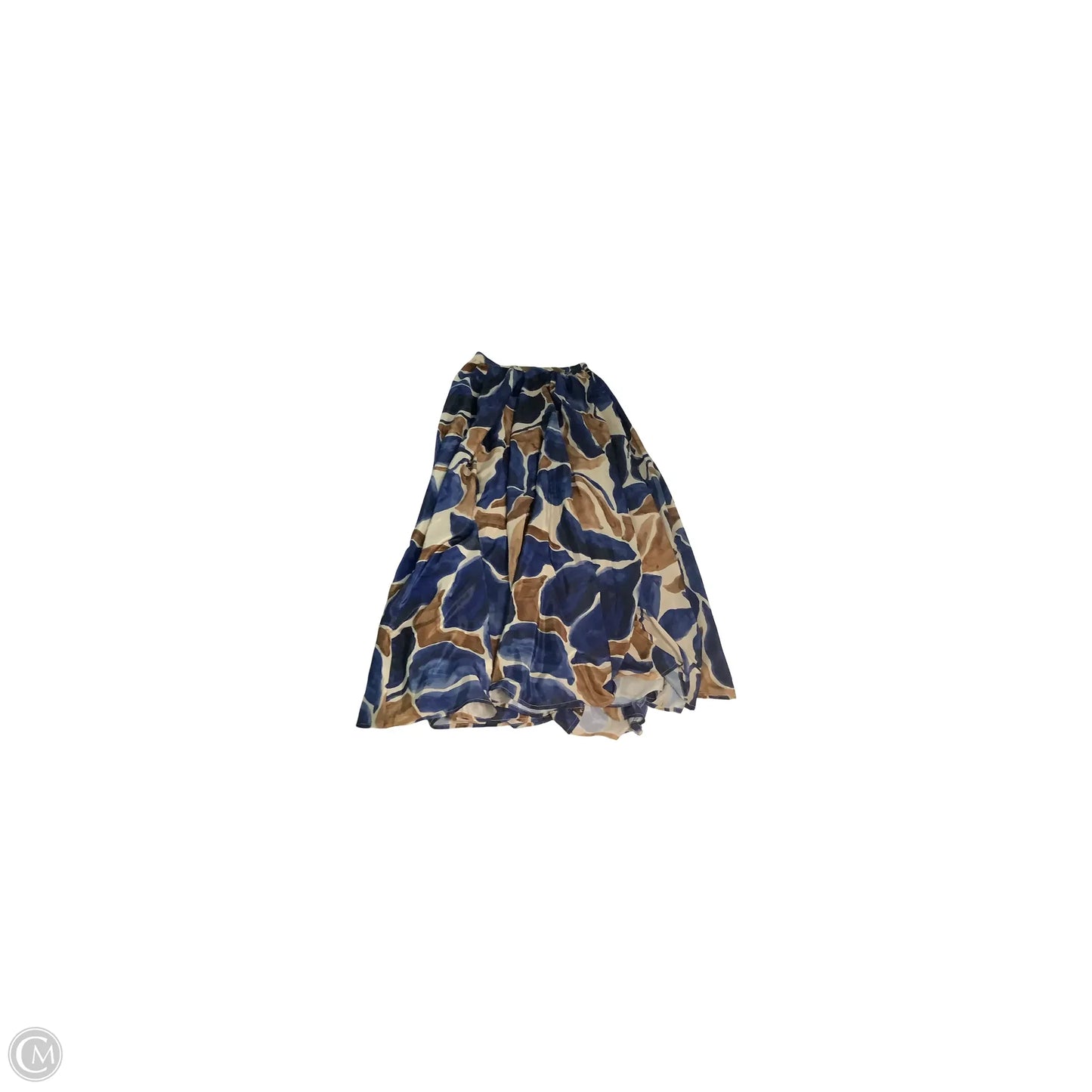 Skirt Set 2pc By Calypso St Barth In Blue & Tan, Size: S