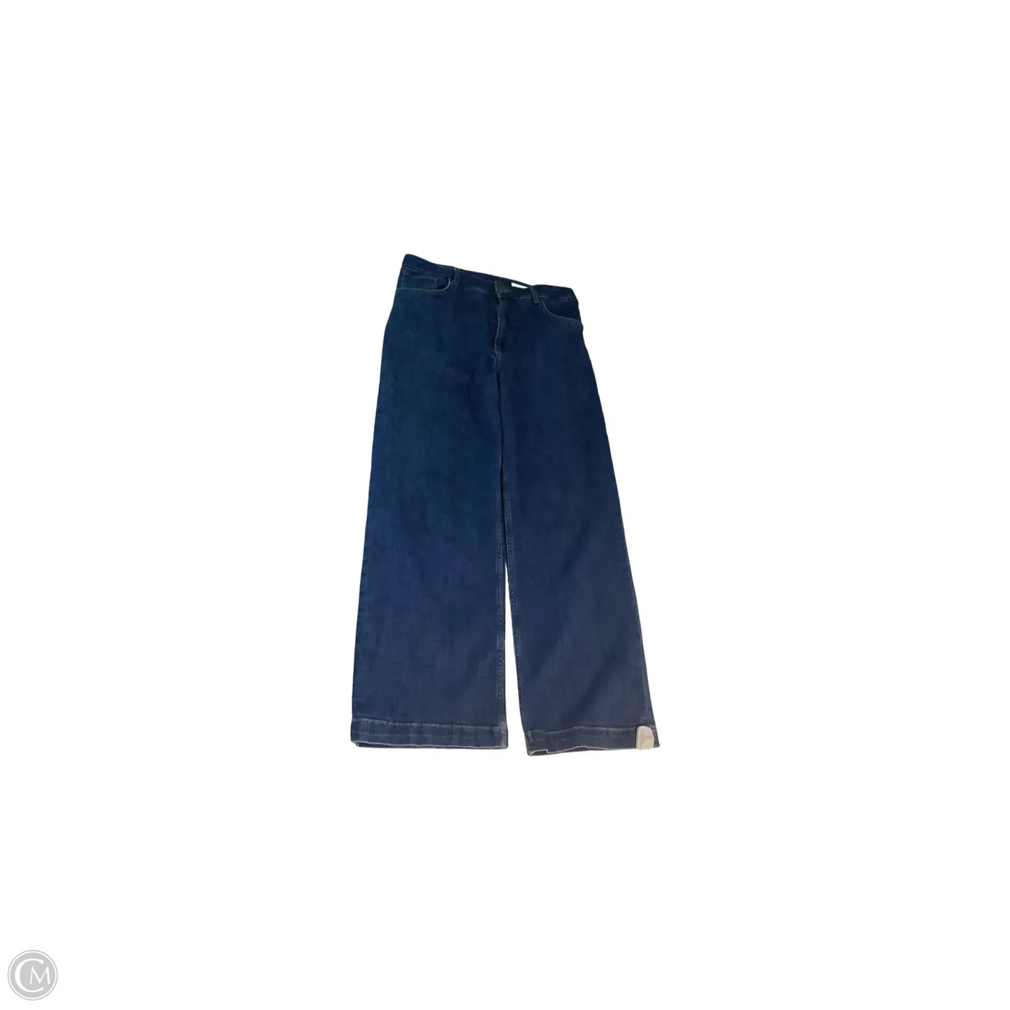 Jeans Wide Leg By Zara In Blue, Size: 8