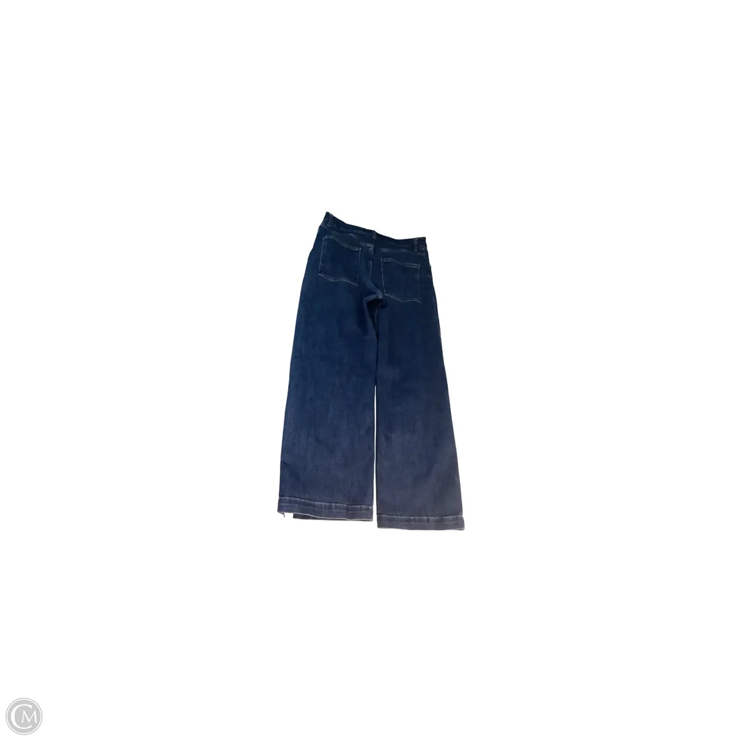 Jeans Wide Leg By Zara In Blue, Size: 8