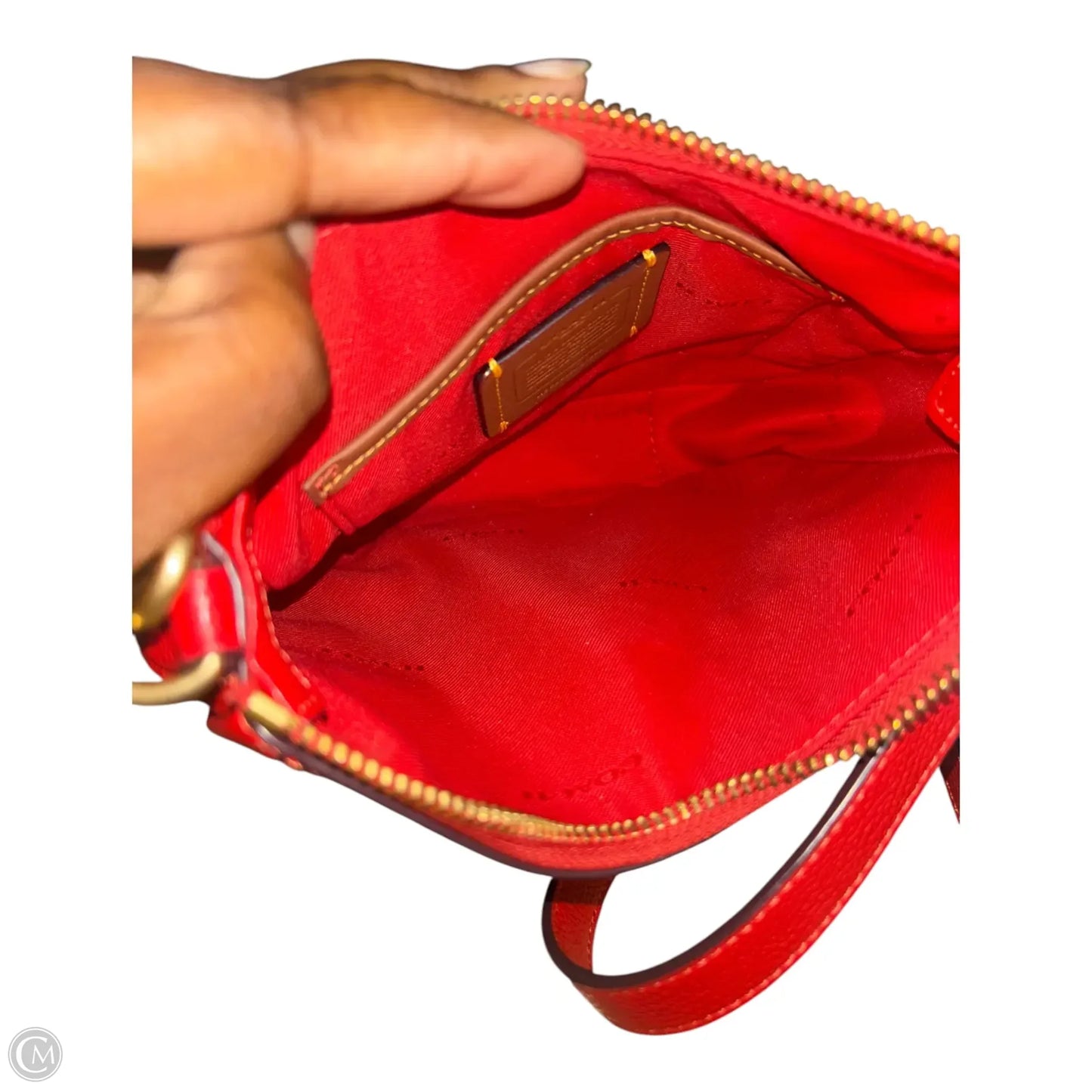 Handbag Designer By Coach, Size: Small