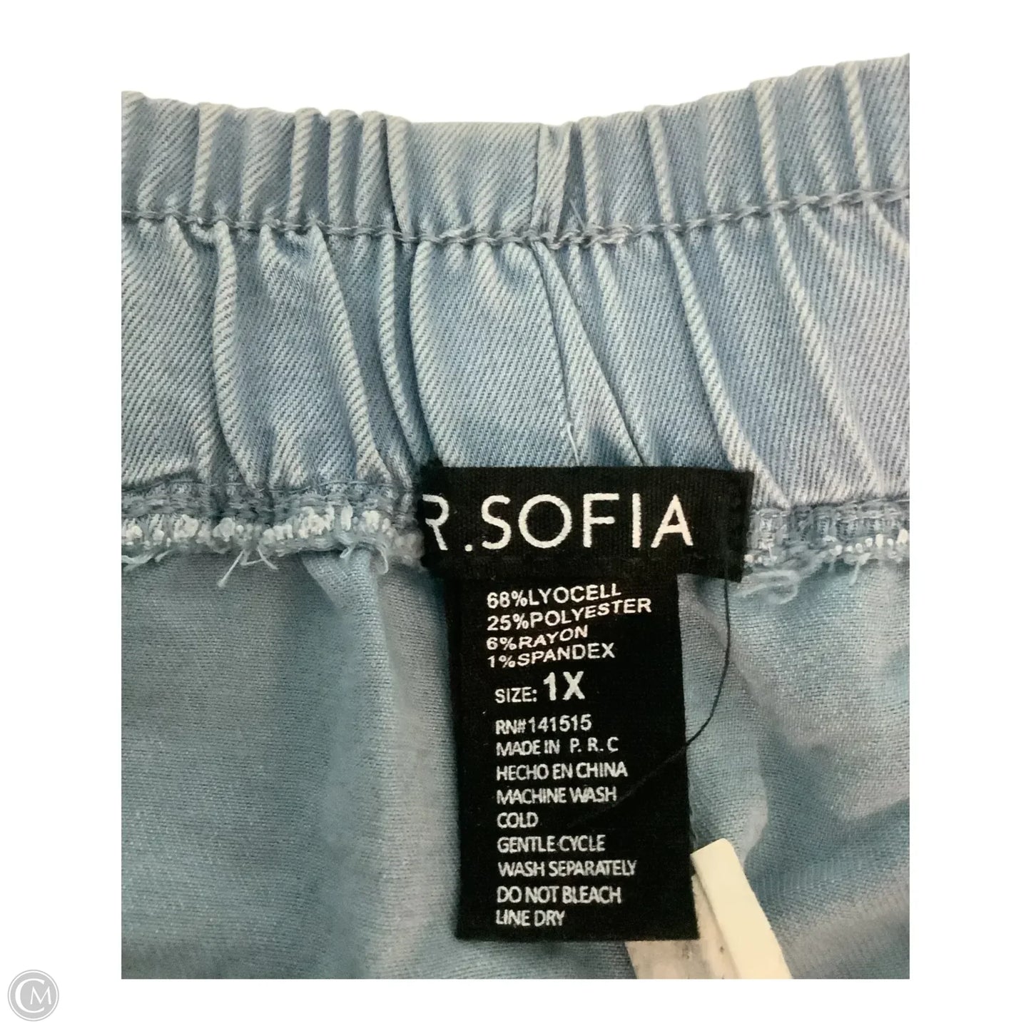 Jeans Wide Leg By Clothes Mentor In Blue, Size: 1x