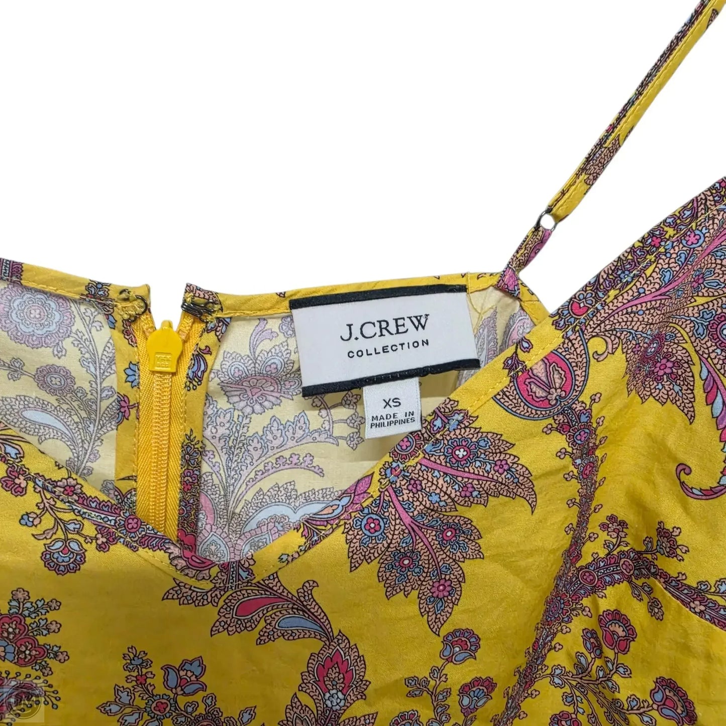 Dress Casual Midi By J. Crew In Yellow, Size: Xs