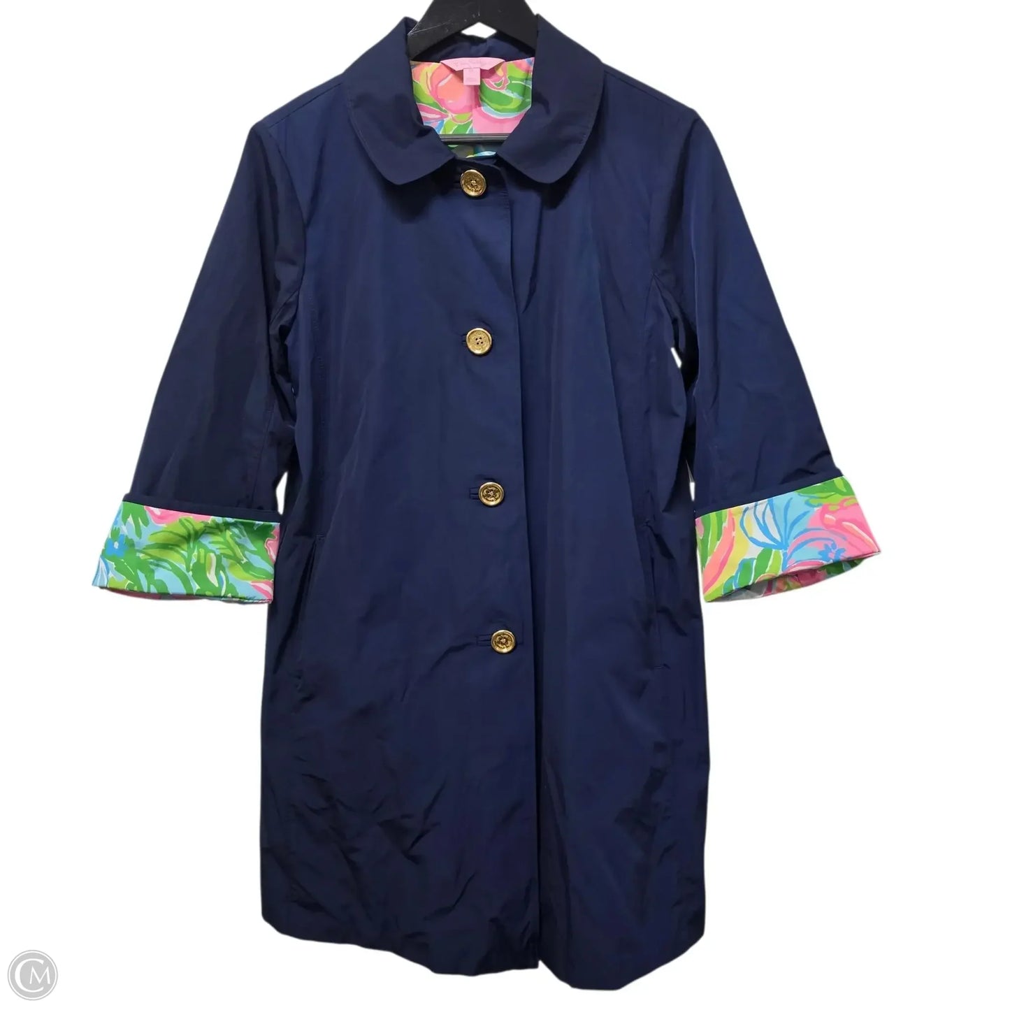 Jacket Designer By Lilly Pulitzer In Navy, Size: M