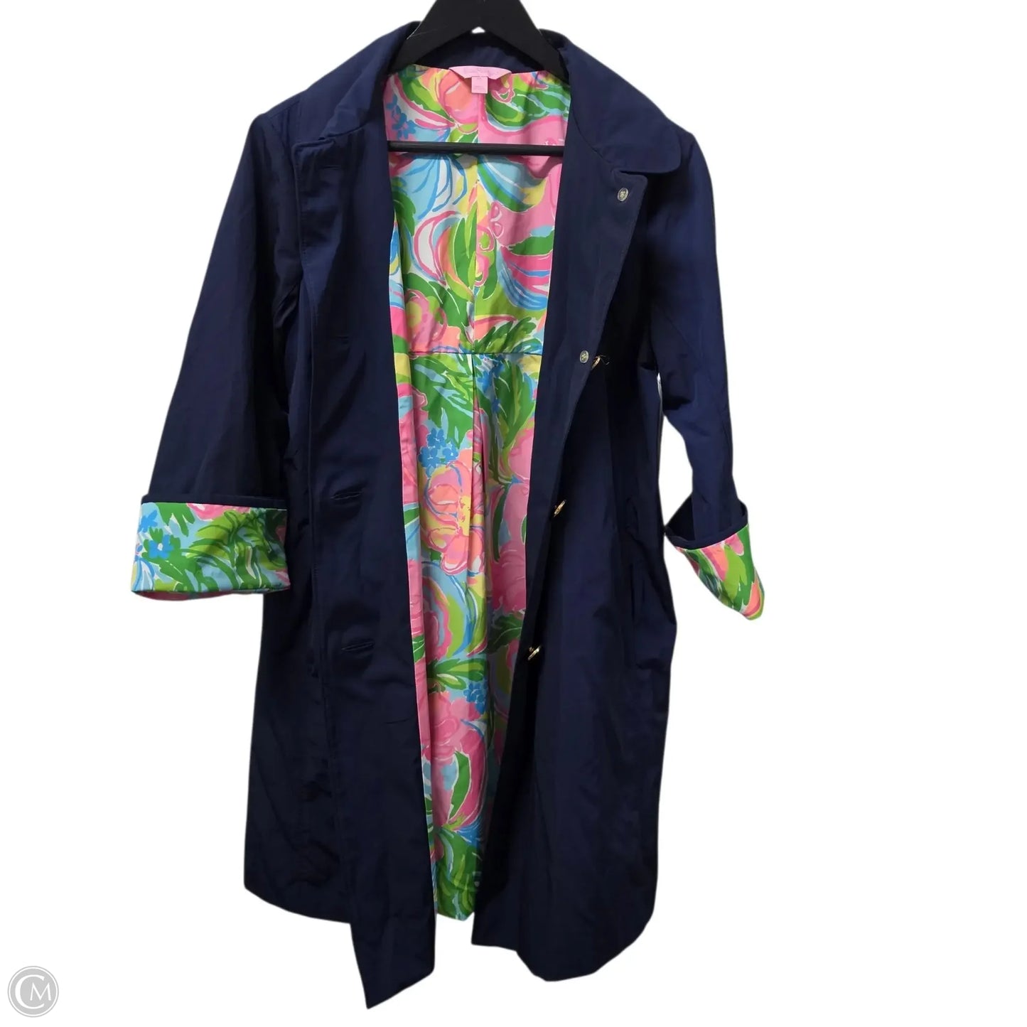 Jacket Designer By Lilly Pulitzer In Navy, Size: M