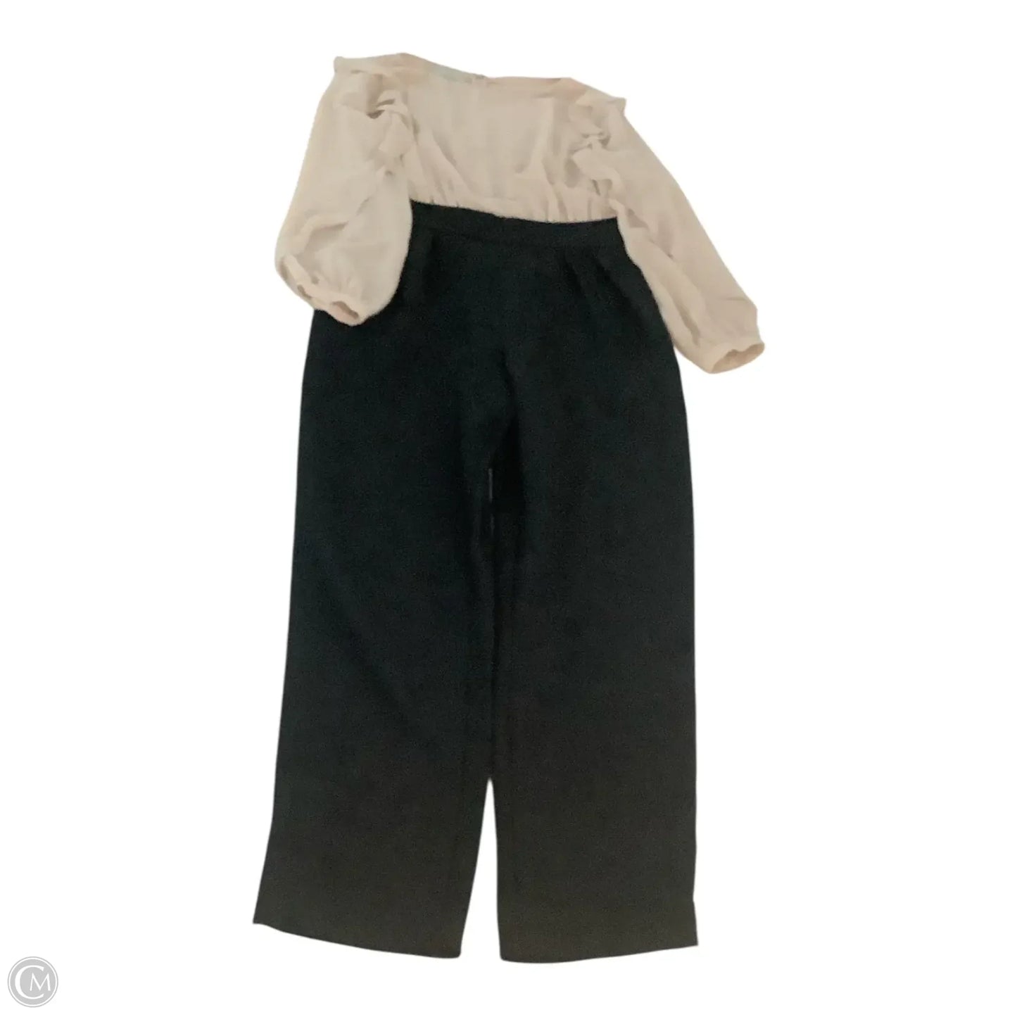 Jumpsuit By Clothes Mentor In Black & Tan, Size: 4