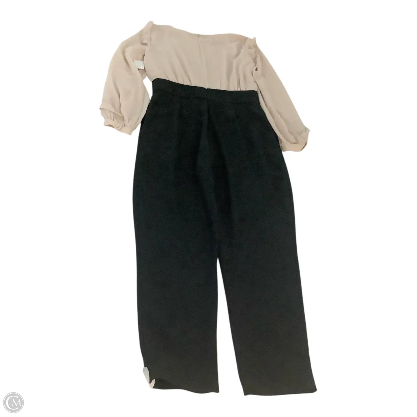 Jumpsuit By Clothes Mentor In Black & Tan, Size: 4