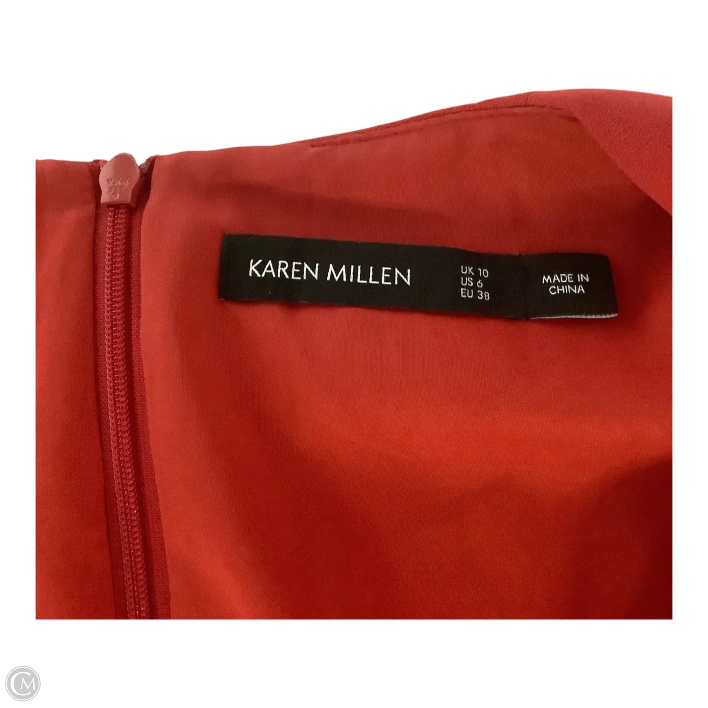 Dress Casual Midi By Karen Millen In Red, Size: 6