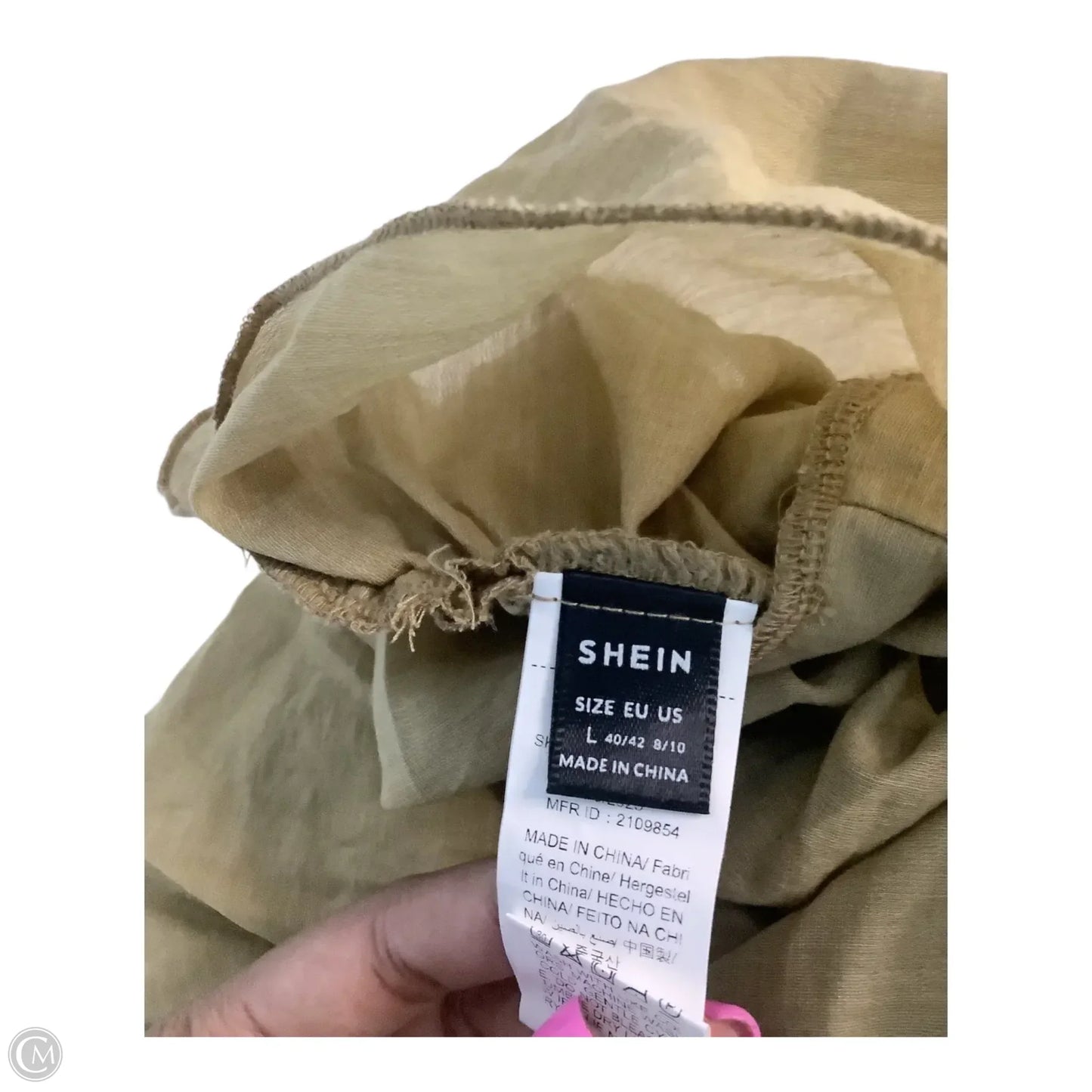 Skirt Set 2pc By Shein In Tan, Size: M