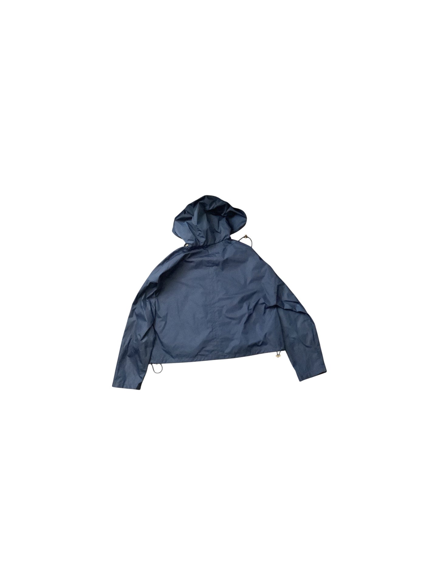 Jacket Windbreaker By Theory In Blue, Size: S