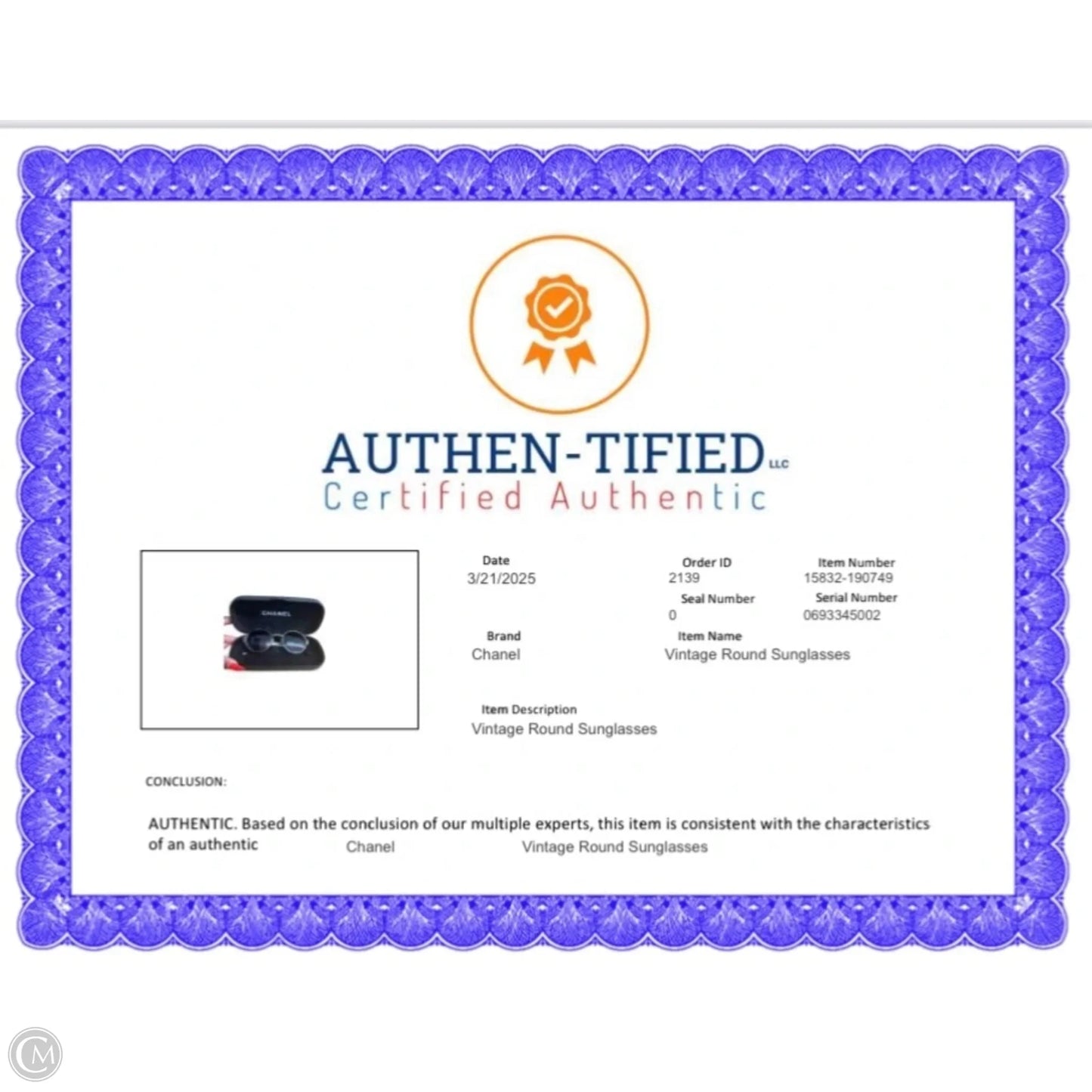 Sunglasses Luxury Designer By Chanel