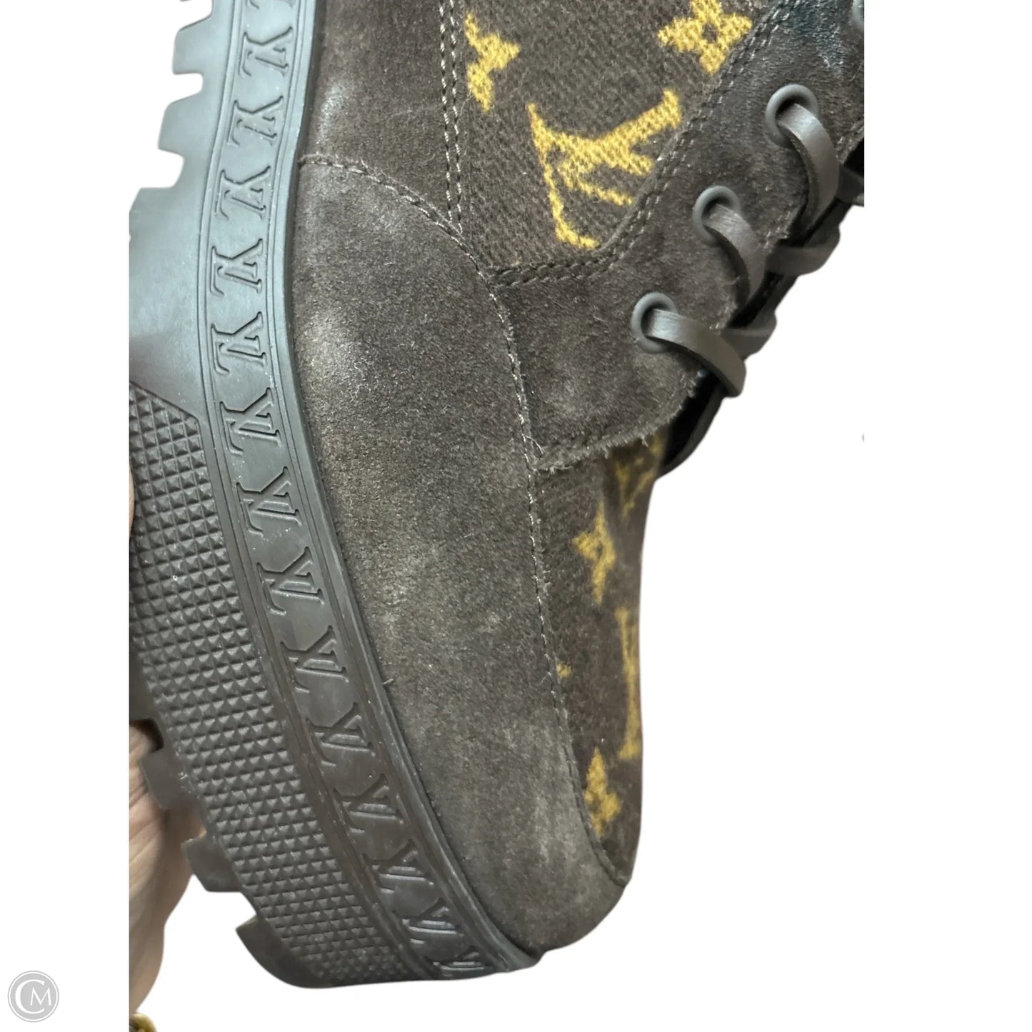 Boots Luxury Designer By Louis Vuitton In Brown