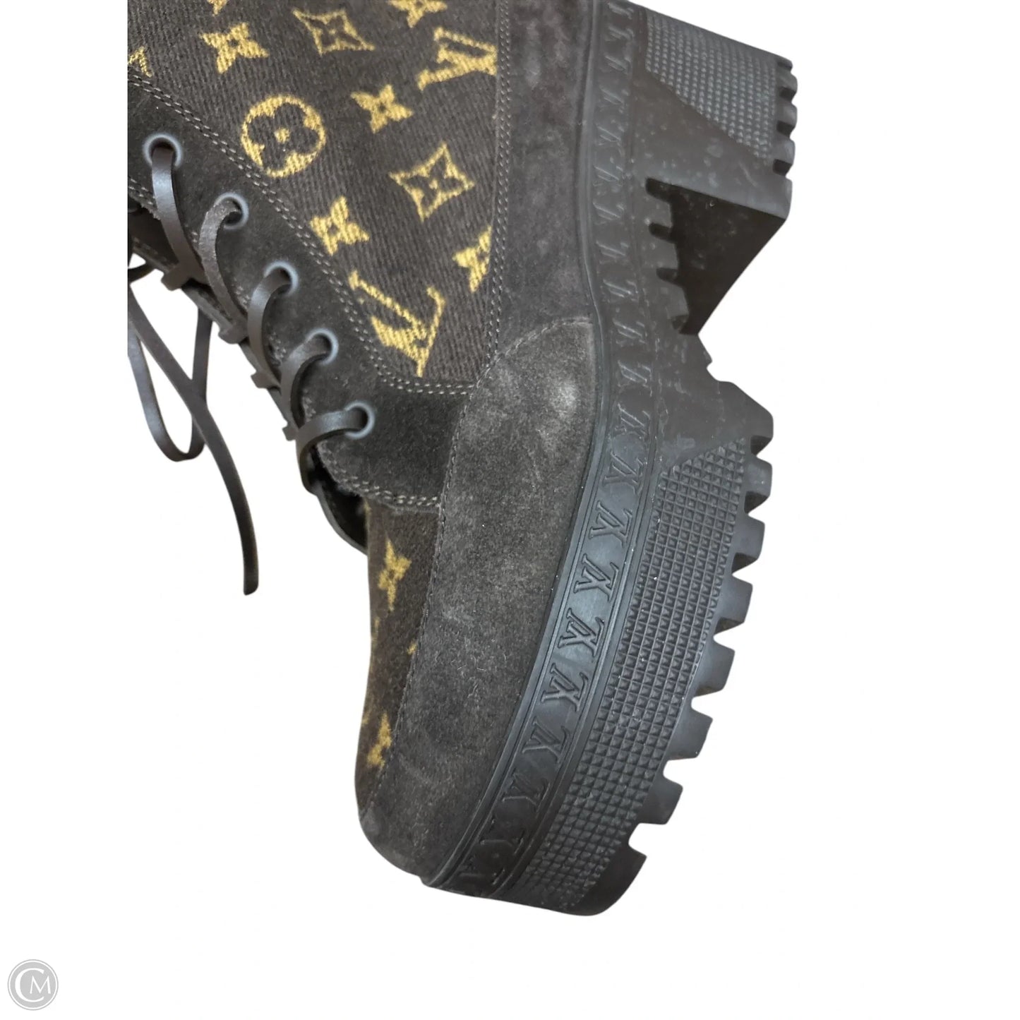 Boots Luxury Designer By Louis Vuitton In Brown