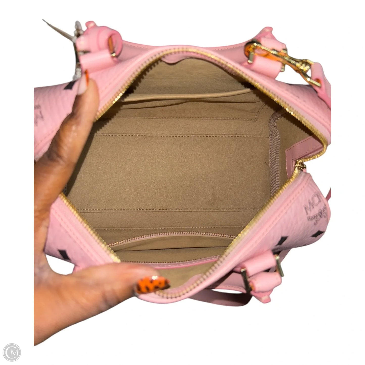 Handbag Luxury Designer By Mcm, Size: Medium