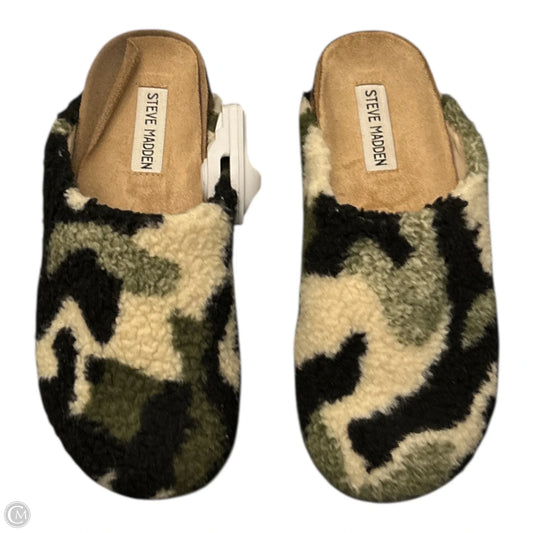 Slippers By Steve Madden In Camouflage Print, Size: 7