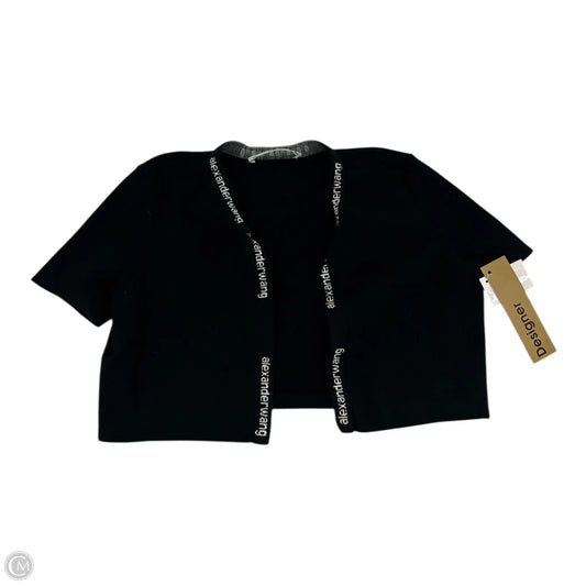 Top Short Sleeve Luxury Designer By Alexander Wang In Black, Size: S