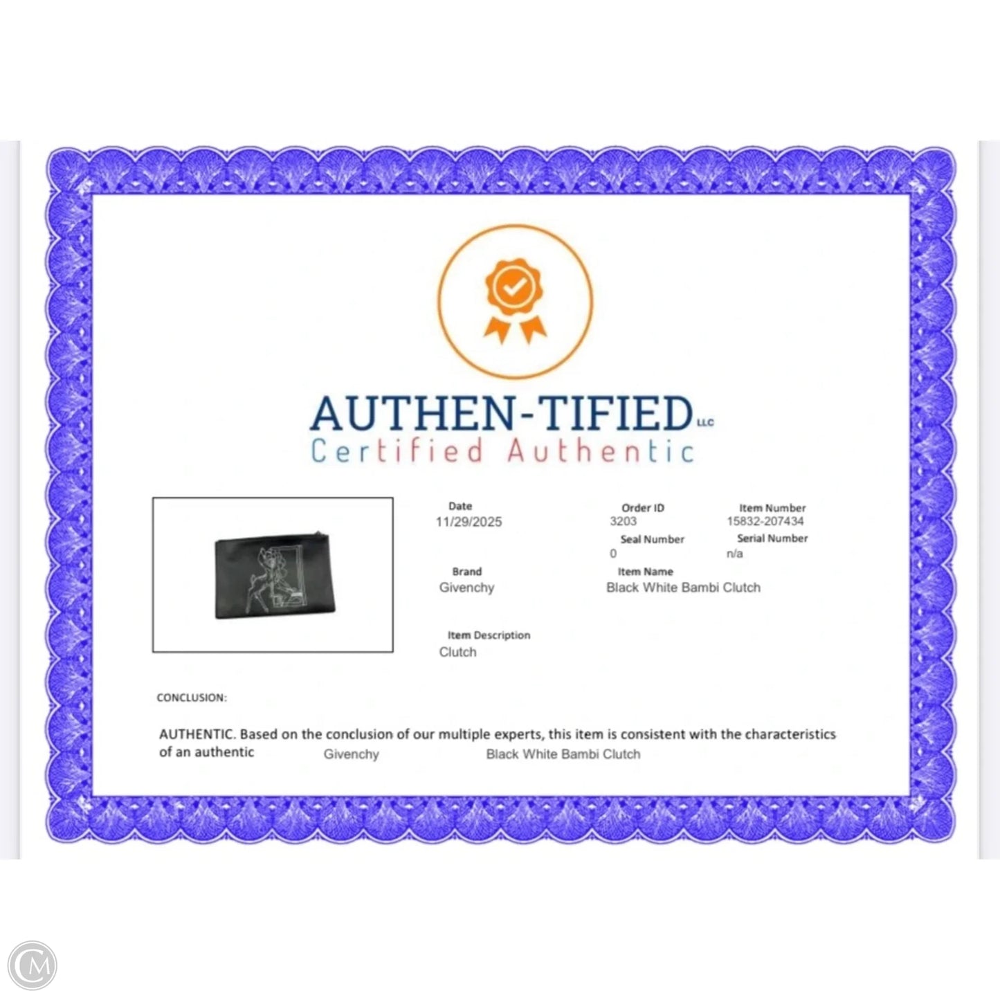 Clutch Luxury Designer By Givenchy, Size: Large