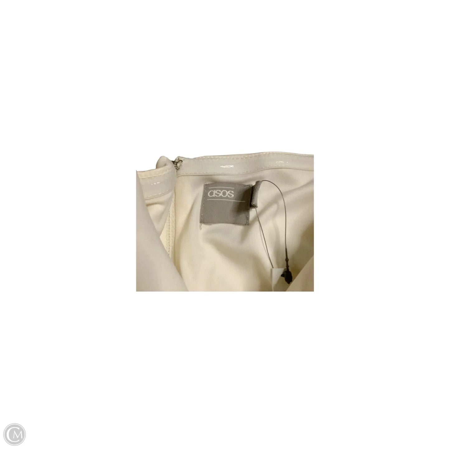 Dress Casual Midi By Asos In Cream, Size: 4