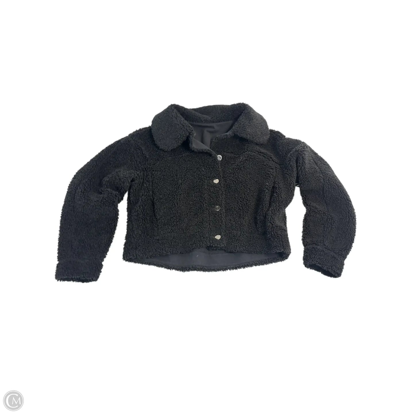 Jacket Fleece By Lululemon In Black, Size: 4