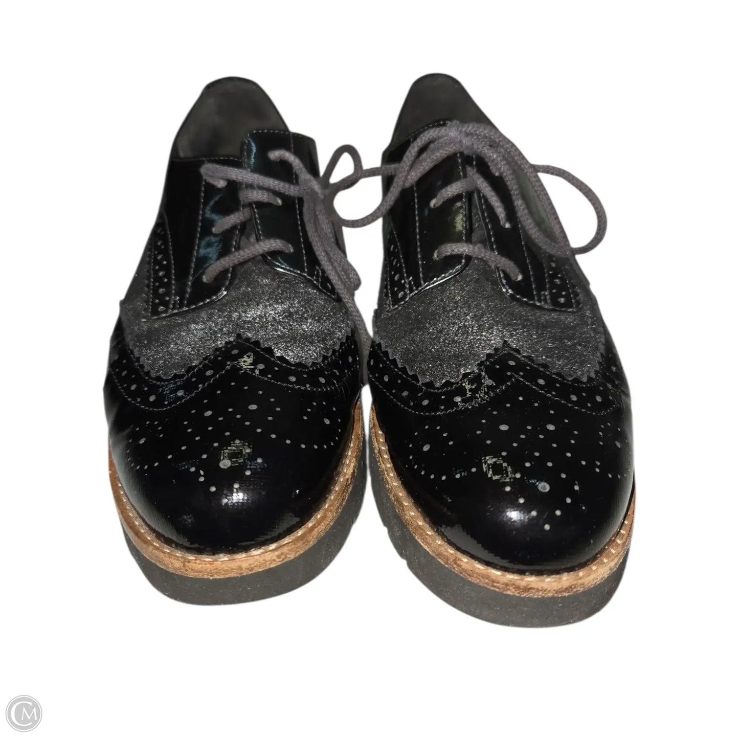 Shoes Flats By Clothes Mentor In Black, Size: 8