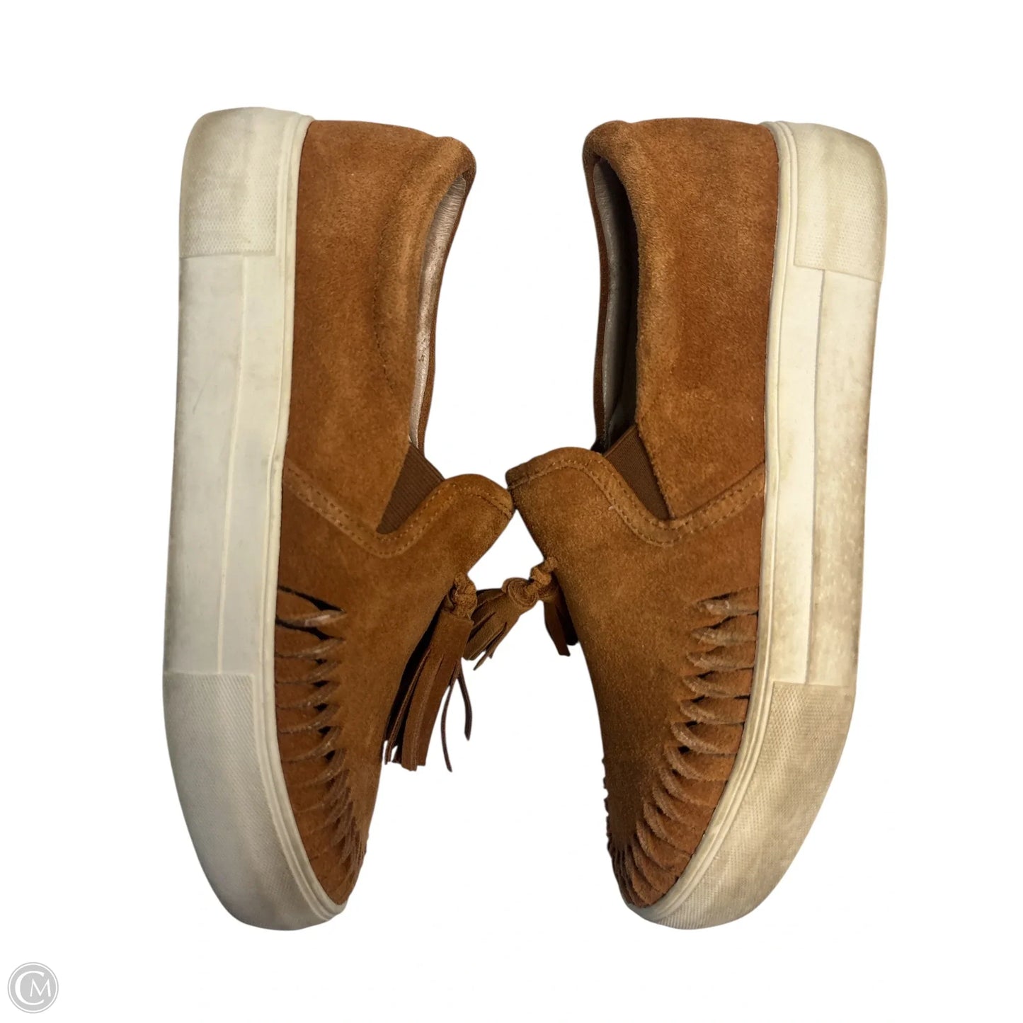 Shoes Sneakers By J Slides In Tan, Size: 8.5