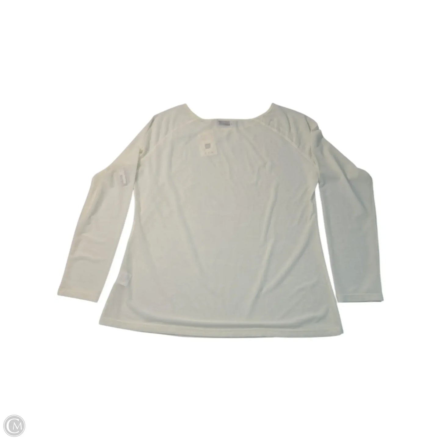 Top Long Sleeve Basic By Grace + Karma In Cream, Size: 3x