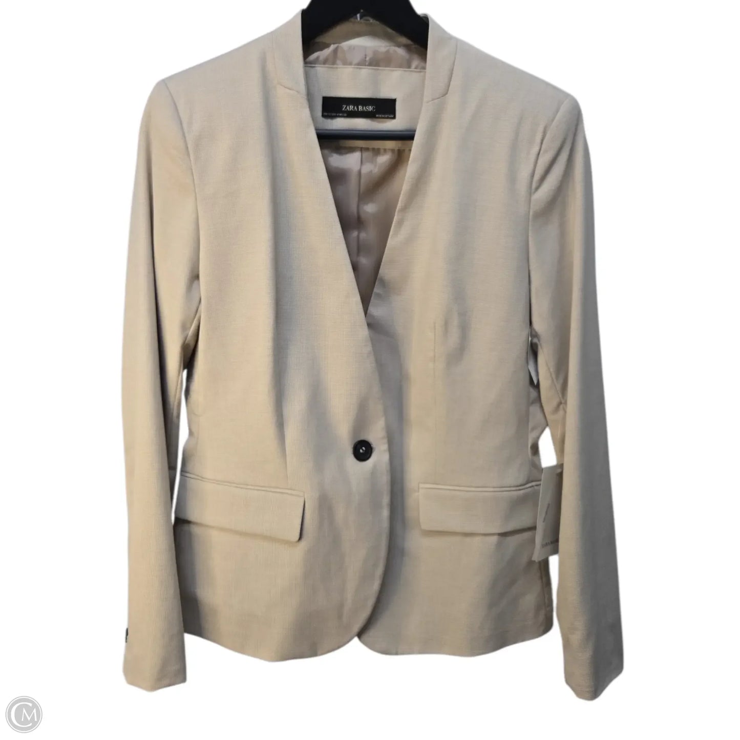 Blazer By Zara Basic In Tan, Size: 10