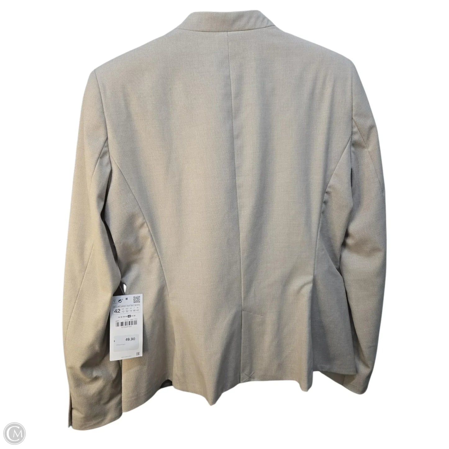 Blazer By Zara Basic In Tan, Size: 10