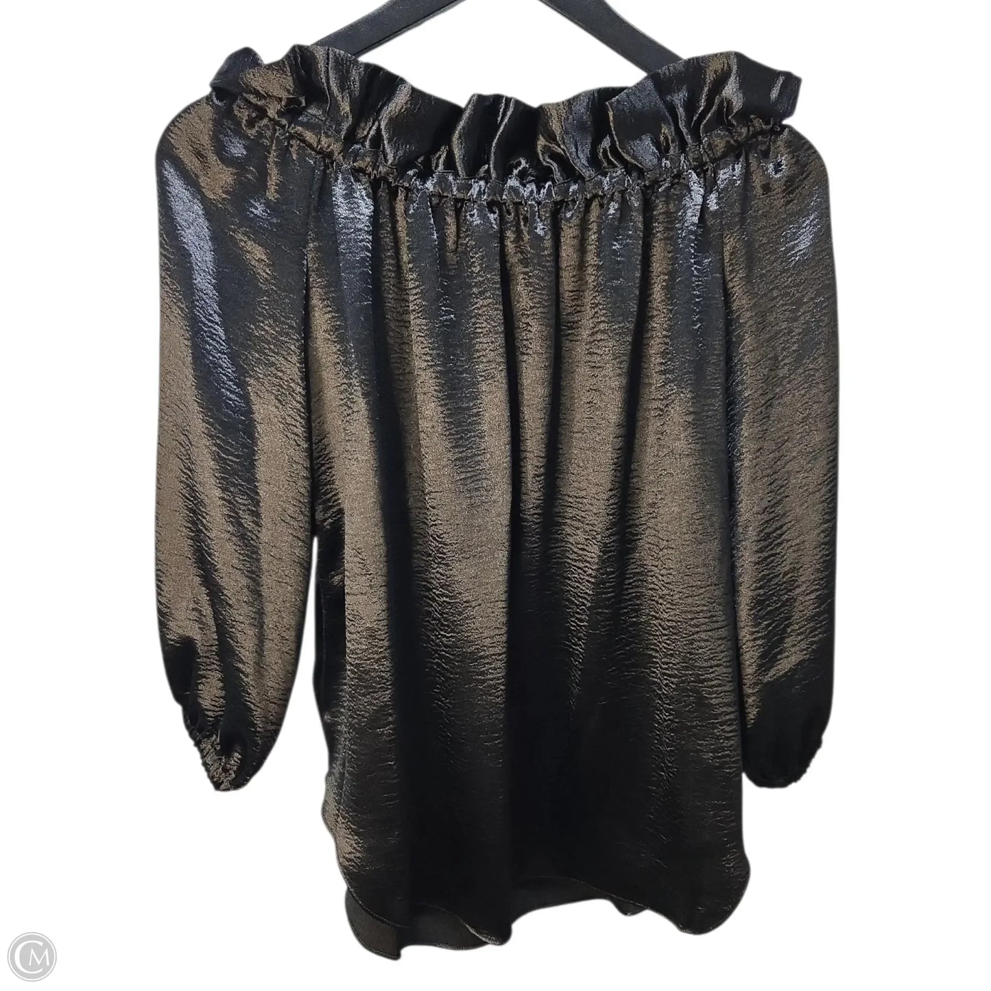 Top Long Sleeve Basic By Michael By Michael Kors In Black, Size: M