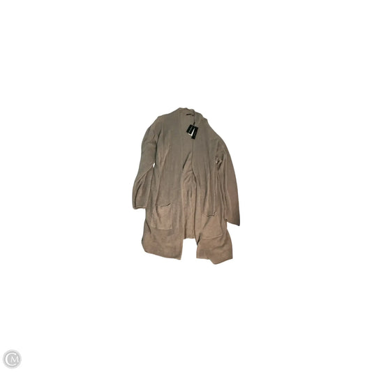 Cardigan By Tahari In Taupe, Size: L