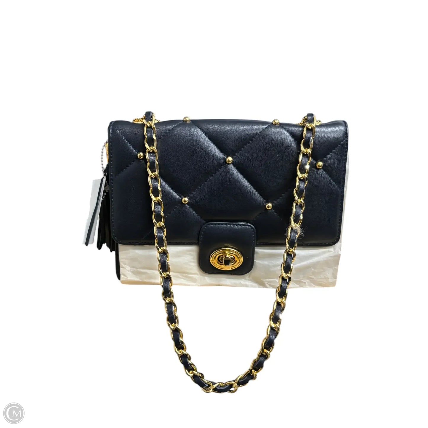 Handbag Leather By Clothes Mentor, Size: Small