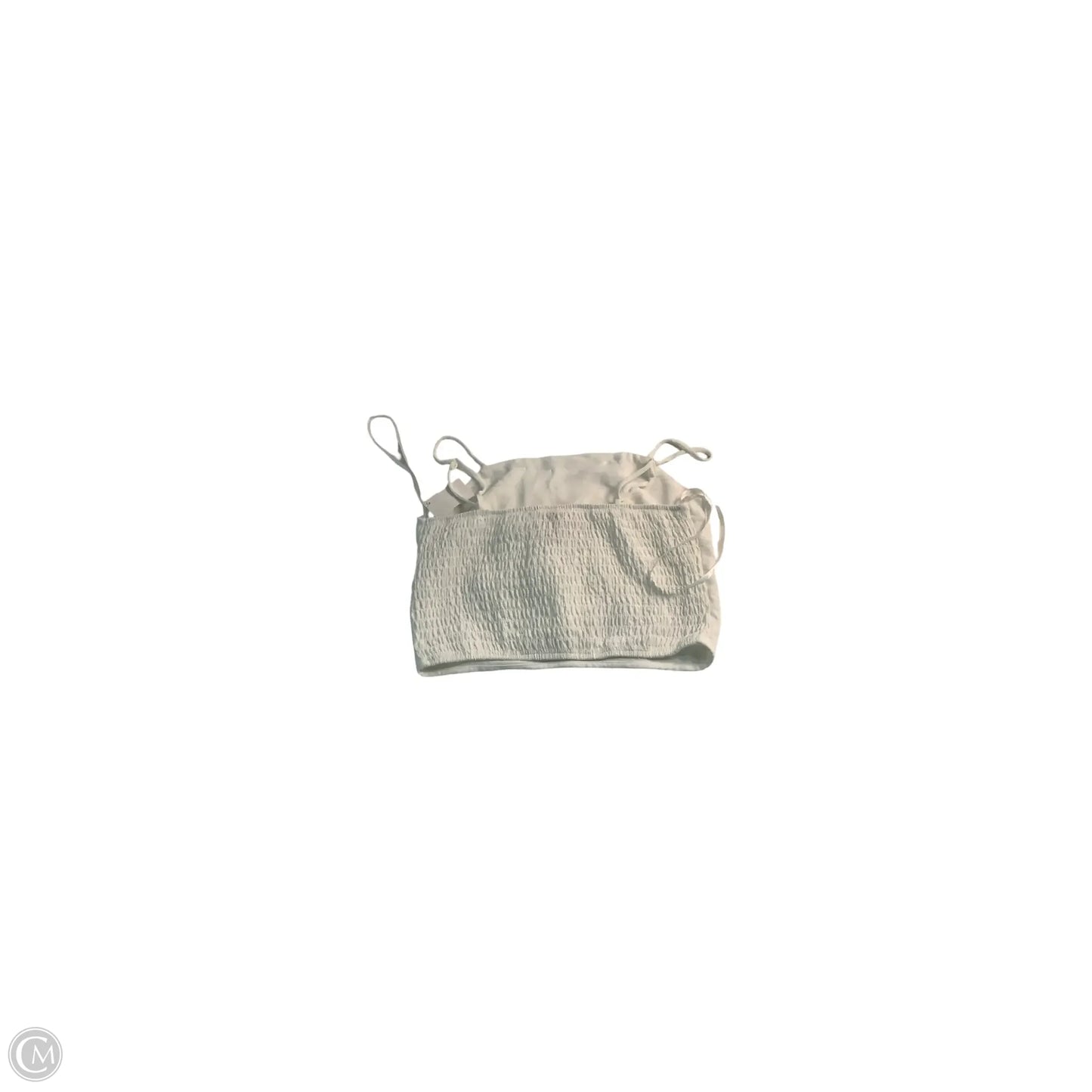 Top Sleeveless Basic By Monteau In White, Size: M