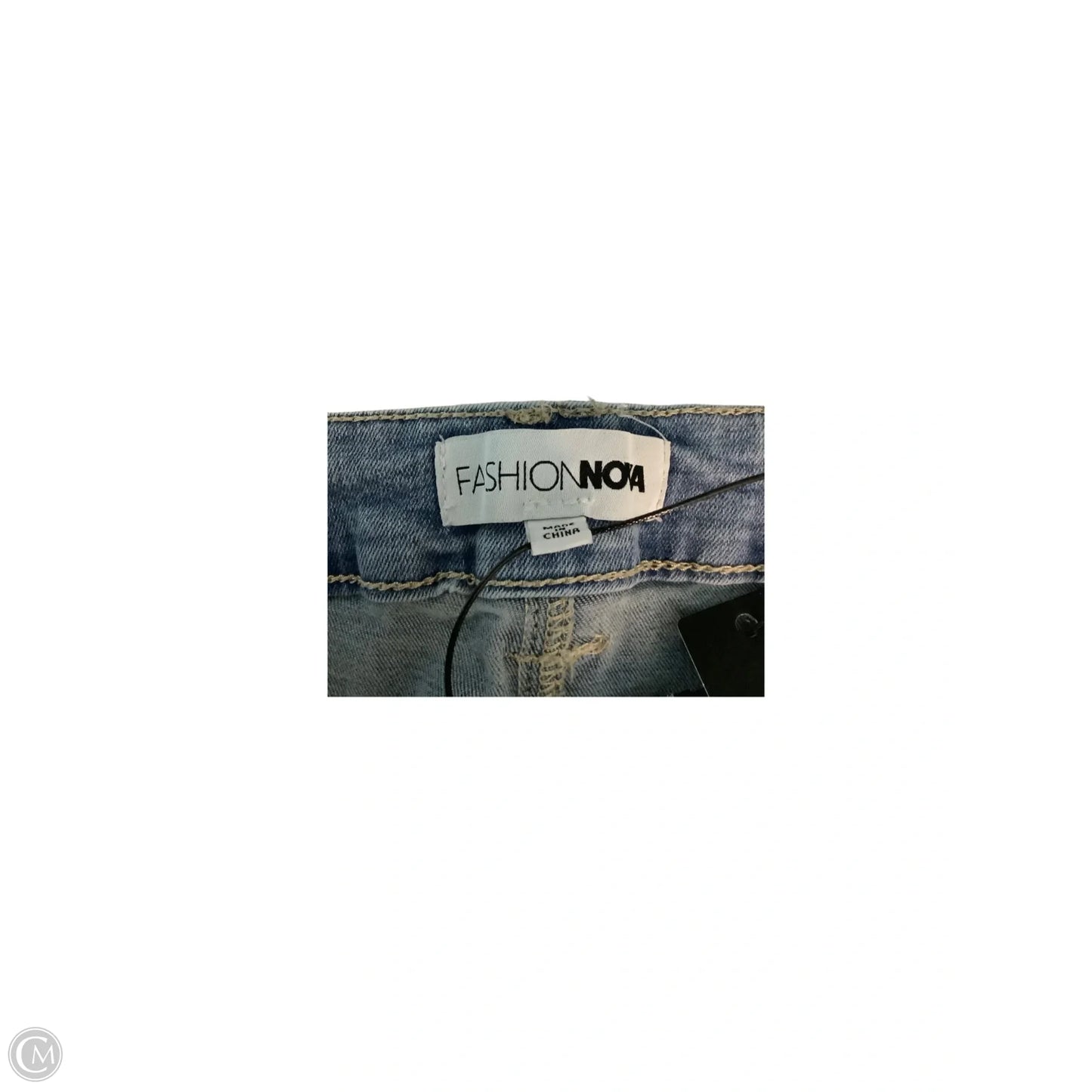 Jeans Skinny By Fashion Nova In Black & Blue, Size: 18