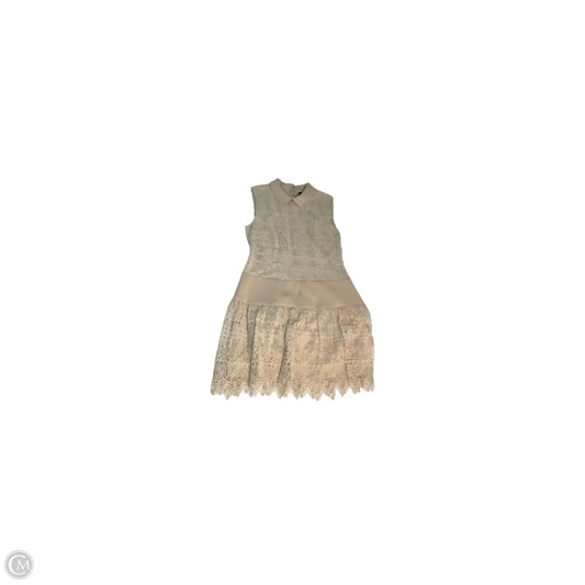 Dress Casual Midi By Bcbgmaxazria In Tan, Size: 8