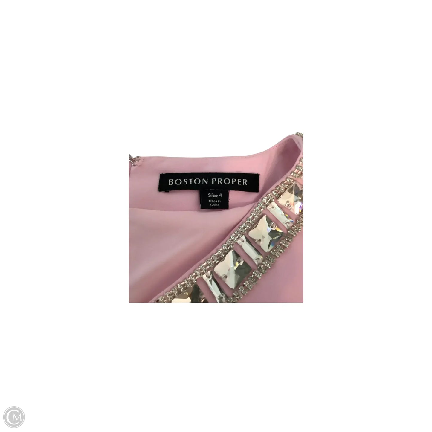 Dress Casual Midi By Boston Proper In Pink, Size: 4
