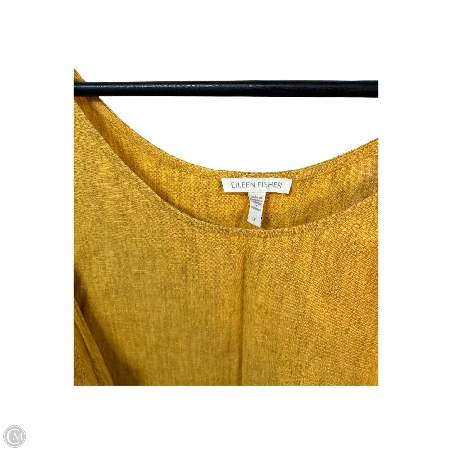 Dress Casual Maxi By Eileen Fisher In Yellow, Size: 1x