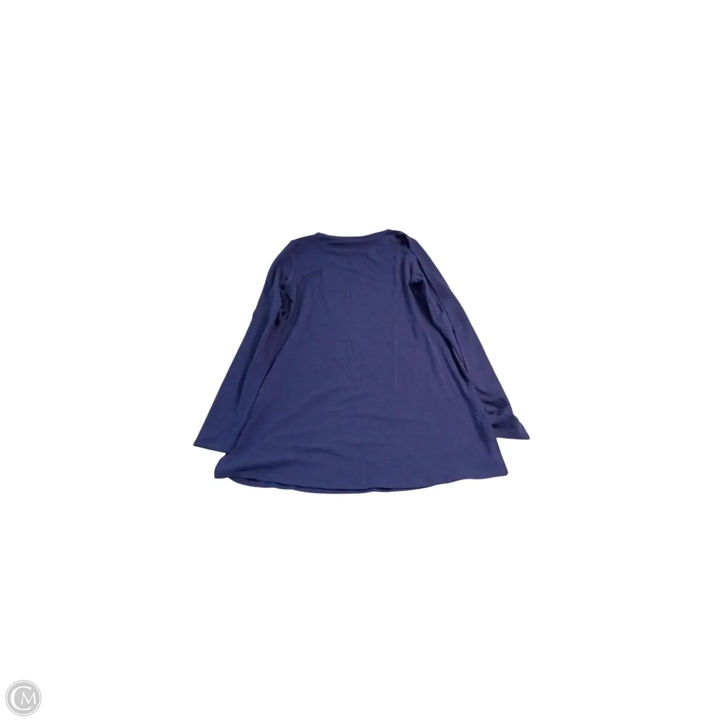 Top Long Sleeve Basic By Eileen Fisher In Navy, Size: Xxs