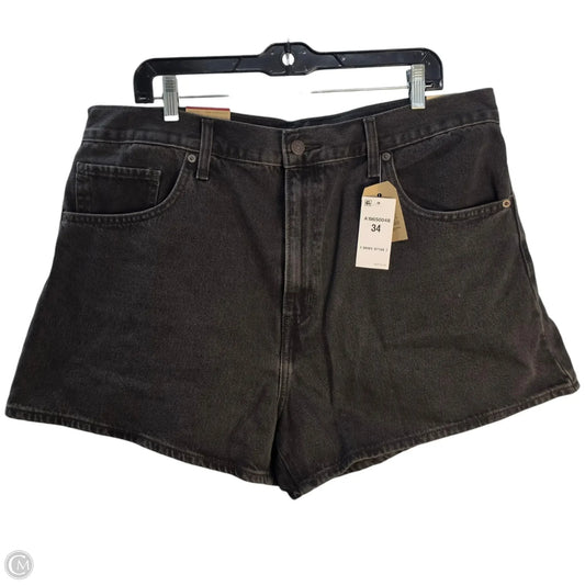 Shorts By Levis In Black, Size: 18