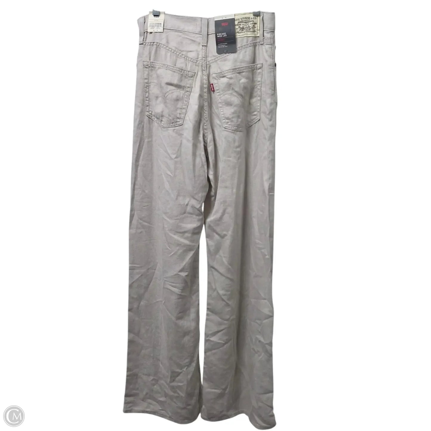 Pants Wide Leg By Levis In Tan, Size: 4