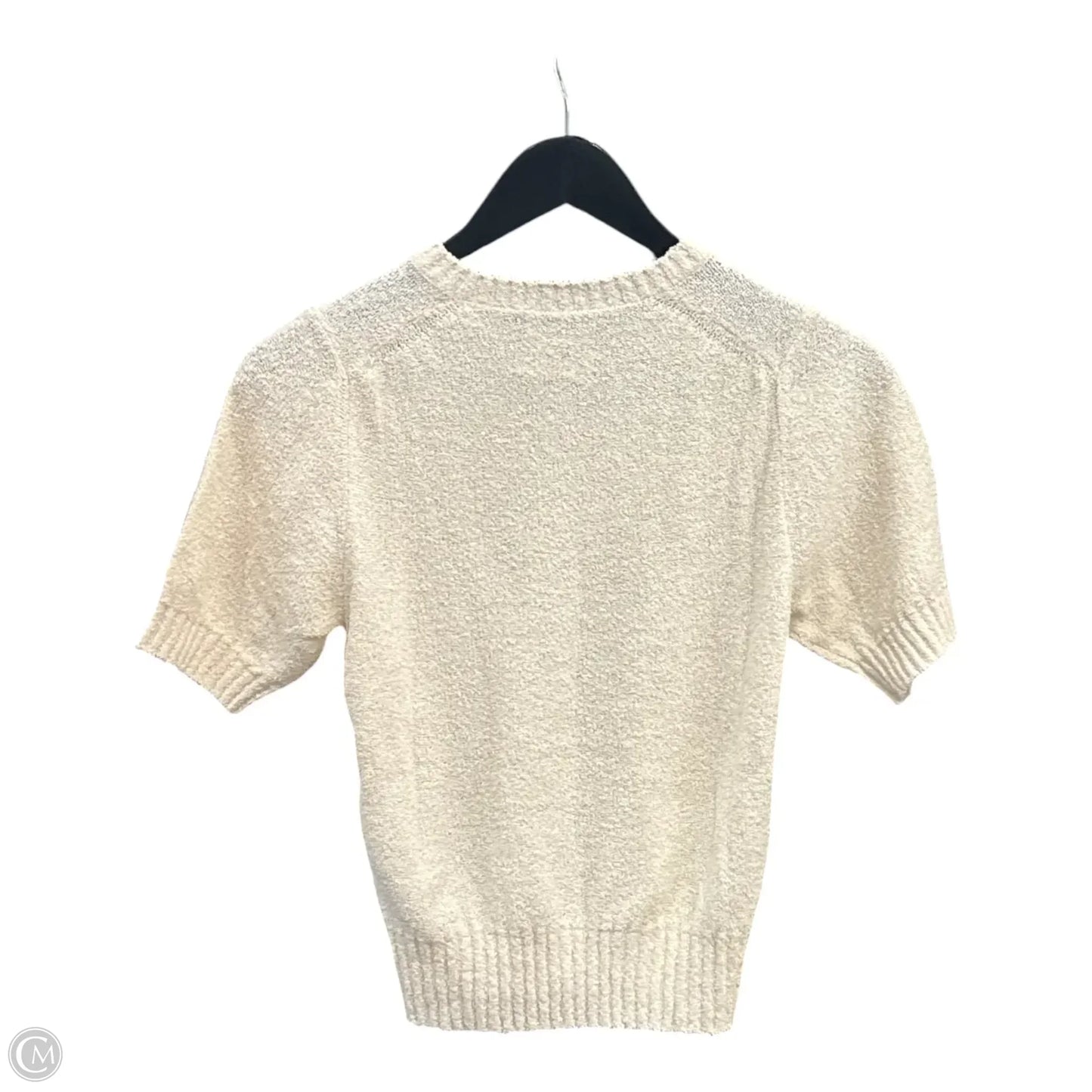 Top Short Sleeve By Cma In Cream, Size: S