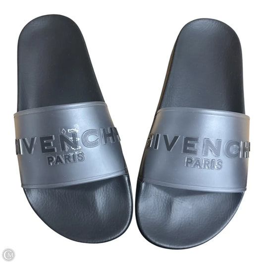 Sandals Luxury Designer By Givenchy In Black, Size: 8