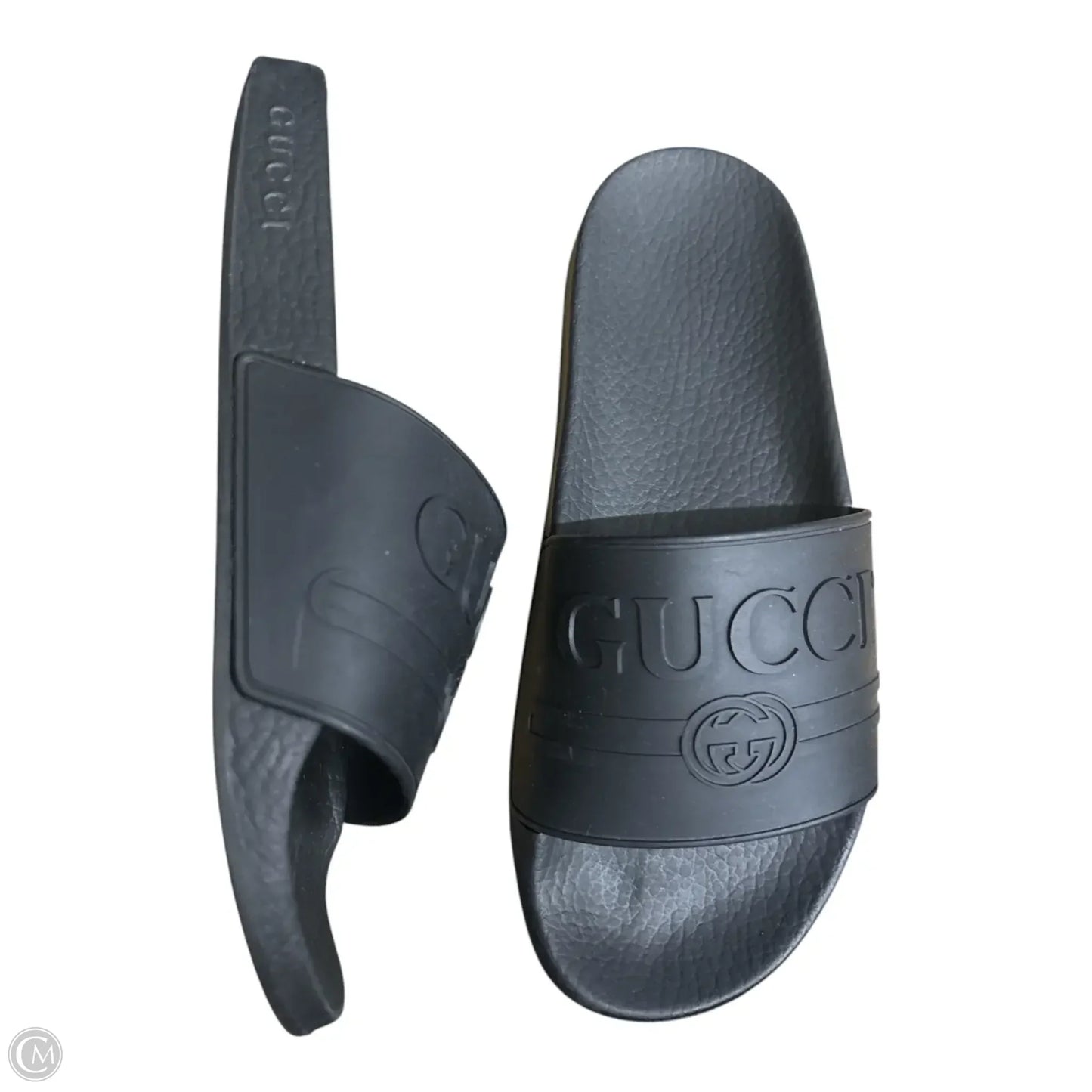 Sandals Luxury Designer By Gucci In Black