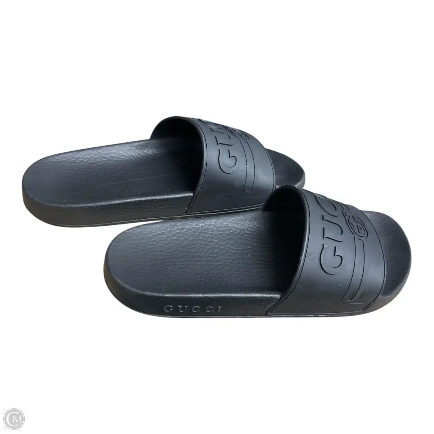 Sandals Luxury Designer By Gucci In Black