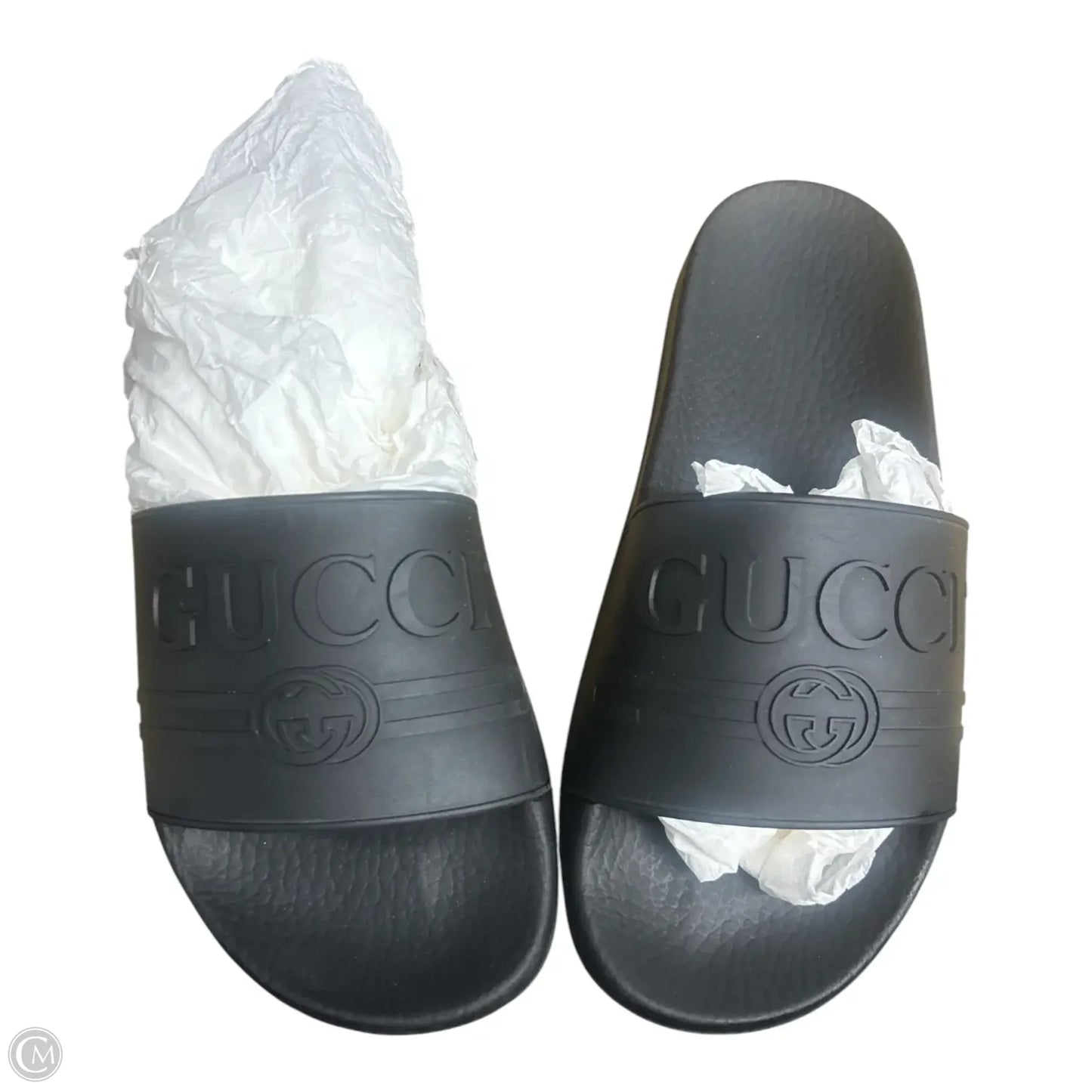 Sandals Luxury Designer By Gucci In Black