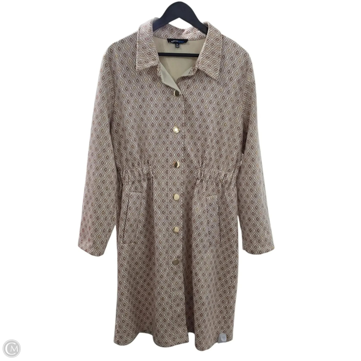 Dress Casual Maxi By Alice Blue In Gold, Size: Xl