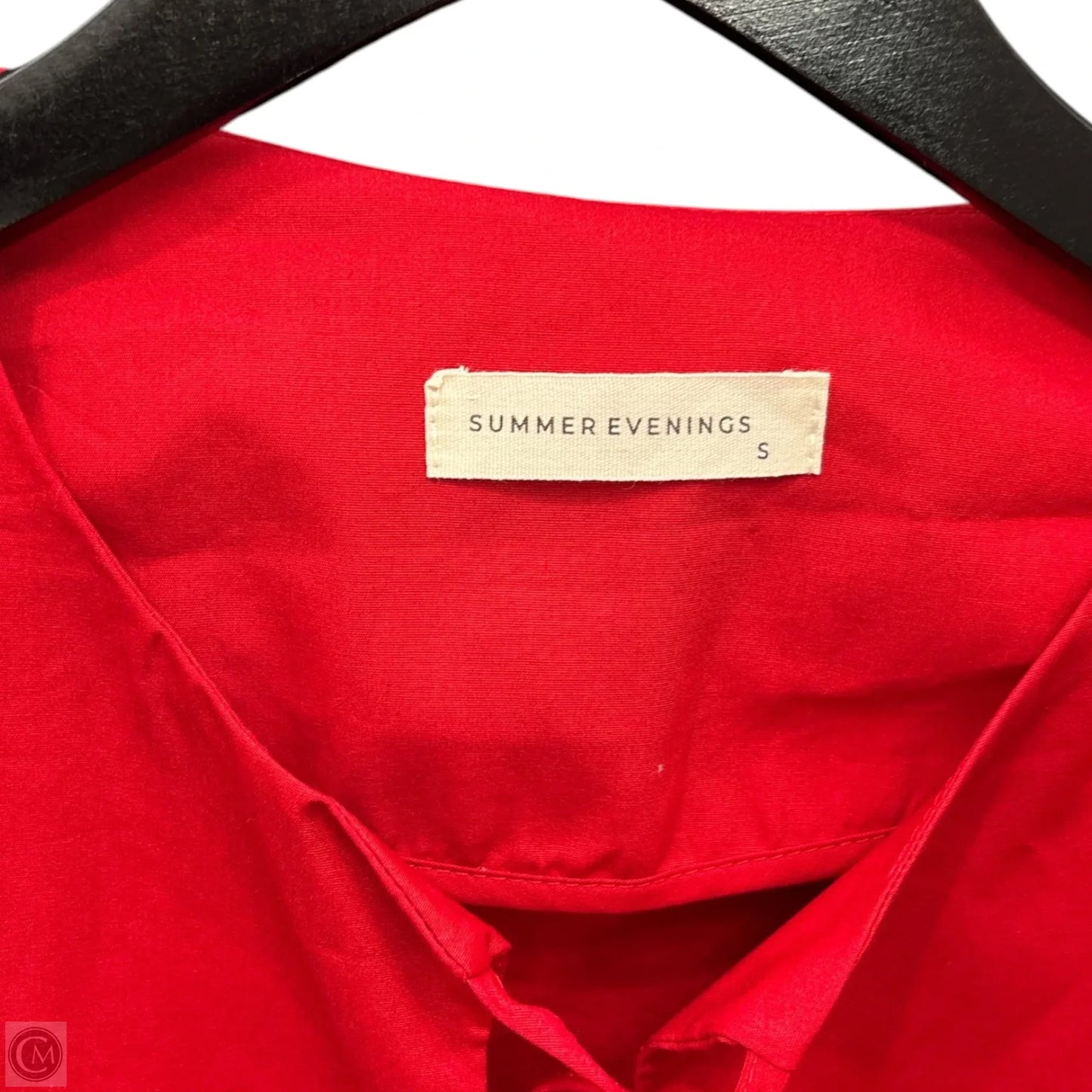 Top Long Sleeve By Clothes Mentor In Red, Size: S