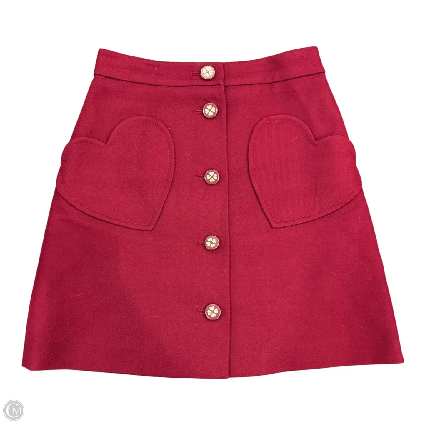 Skirt Designer By Kate Spade In Maroon, Size: 0